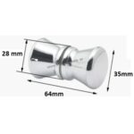 ΠΟΜΟΛΟ ΜΟΝΟ καμπίνας μπάνιου WM061(ζεύγος)