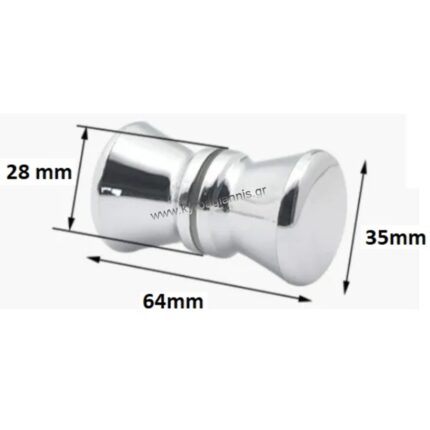 ΠΟΜΟΛΟ ΜΟΝΟ καμπίνας μπάνιου WM061(ζεύγος)