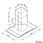 ΑΠΟΡΡΟΦΗΤΗΡΑΣ CIELO 90cm οροφής PYRAMIS