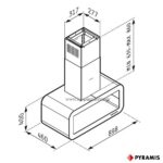 ΑΠΟΡΡΟΦΗΤΗΡΑΣ οροφής CORSO 90cm ELEGANT PYRAMIS