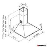 ΑΠΟΡΡΟΦΗΤΗΡΑΣ ΚΑΜΙΝΑΔΑ ΤΕΤΡΑΓΩΝΗ LUX 60cm