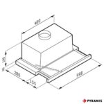 ΑΠΟΡΡΟΦΗΤΗΡΑΣ ΣΥΡΟΜΕΝΟΣ 60cm ESSENTIAL PYRAMIS
