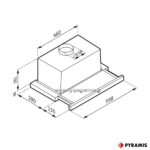 ΑΠΟΡΡΟΦΗΤΗΡΑΣ ΣΥΡΟΜΕΝΟΣ TURBO 60cm PYRAMIS