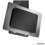 ΑΠΟΡΡΟΦΗΤΗΡΑΣ ΚΑΜΙΝΑΔΑ VETRIO black 90cm τοίχου PYRAMIS