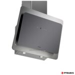 ΑΠΟΡΡΟΦΗΤΗΡΑΣ ΚΑΜΙΝΑΔΑ VETRIO grey 60cm τοίχου PYRAMIS