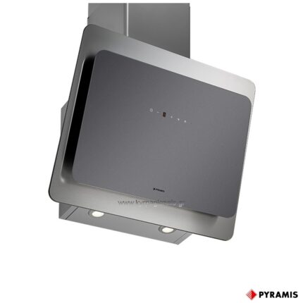 ΑΠΟΡΡΟΦΗΤΗΡΑΣ ΚΑΜΙΝΑΔΑ VETRIO grey 60cm τοίχου PYRAMIS