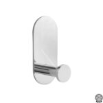 ΑΓΓΙΣΤΡΟ ΜΠΑΝΙΟΥ μονό KASSANDRA chrome αυτοκόλλητο stainless steel