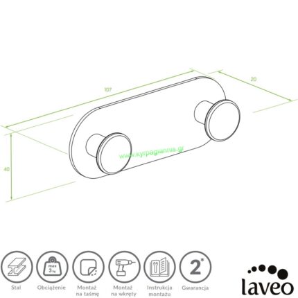 ΑΓΓΙΣΤΡΟ MIRI 2πλό χρωμέ LAVEO(ALM_012S)