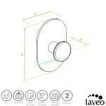 ΑΓΓΙΣΤΡΟ LAVEO μονό μαύρο (ALM_711S)