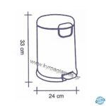 ΑΞΕΣΟΥΑΡ ΜΠΑΝΙΟΥ ΧΑΡΤΟΔΟΧΕΙΟ 6lt λιλά