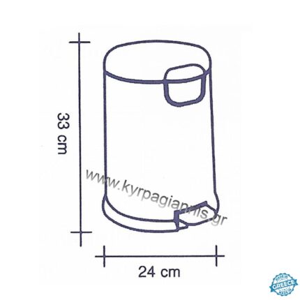 ΑΞΕΣΟΥΑΡ ΜΠΑΝΙΟΥ ΧΑΡΤΟΔΟΧΕΙΟ 6lt μαύρο