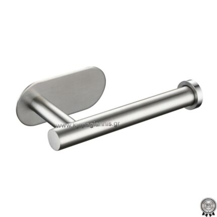 ΧΑΡΤΟΘΗΚΗ ΜΠΑΝΙΟΥ TREND chrome αυτοκόλλητη stainless steel