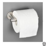 ΧΑΡΤΟΘΗΚΗ ΜΠΑΝΙΟΥ TREND chrome αυτοκόλλητη stainless steel