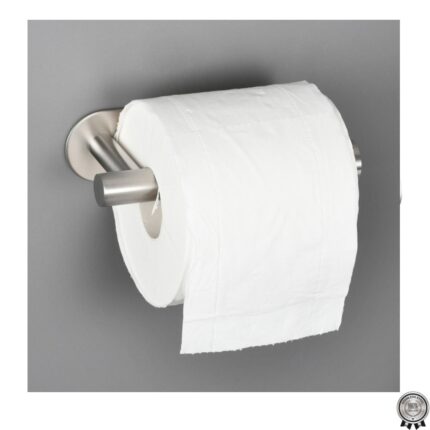 ΧΑΡΤΟΘΗΚΗ ΜΠΑΝΙΟΥ TREND chrome αυτοκόλλητη stainless steel