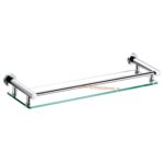 ΕΤΑΖΕΡΑ ΜΠΑΝΙΟΥ ΓΥΑΛΙΝΗ BRENDA 57,5cm stainless steel