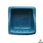 ΑΞΕΣΟΥΑΡ ΜΠΑΝΙΟΥ ΣΑΠΟΥΝΟΘΗΚΗ πορσελάνινη ημιεντοιχισμού πετρόλ