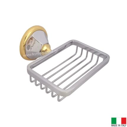 ΑΞΕΣΟΥΑΡ ΜΠΑΝΙΟΥ ΣΑΠΟΥΝΟΘΗΚΗ ΣΧΑΡΩΤΗ CLASSIC χρωμέ-χρυσό