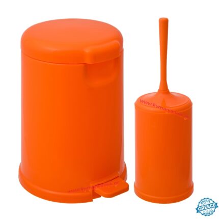 ΑΞΕΣΟΥΑΡ ΜΠΑΝΙΟΥ ΣΕΤ ΠΟΡΤΟΚΑΛΙ χαρτοδοχείο+πιγκάλ