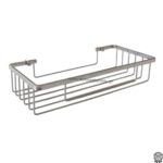 ΡΑΦΙΕΡΑ ΣΠΟΓΓΟΘΗΚΗ ΜΠΑΝΙΟΥ μονή ίσια SHELF CHROME stainless steel 304
