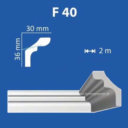 ΔΙΑΚΟΣΜΗΤΙΚΟ F40 τοίχο-ταβάνι ΦΕΛΙΖΟΛ ΚΟΡΝΙΖΑ
