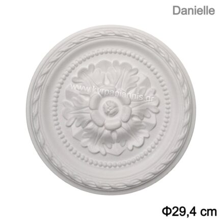 ΔΙΑΚΟΣΜΗΤΙΚΗ ΡΟΖΕΤΑ ΟΡΟΦΗΣ DANIELLE Φ29,4 πολυστερίνης Γερμανίας