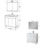 ΕΠΙΠΛΟ ΜΠΑΝΙΟΥ APIA 1,00 mdf