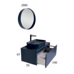 ΕΠΙΠΛΟ ΜΠΑΝΙΟΥ CURVED 100