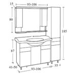ΕΠΙΠΛΟ ΜΠΑΝΙΟΥ EXTRA ΚΑΡΥΔΙ 100-105 κόντρα πλακέ