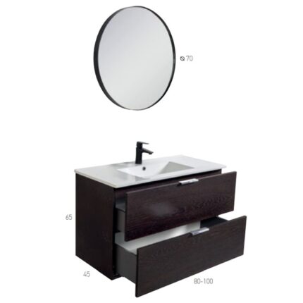 ΕΠΙΠΛΟ ΜΠΑΝΙΟΥ MARCELLA 80 κόντρα πλακέ