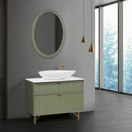 ΕΠΙΠΛΟ ΜΠΑΝΙΟΥ OLIVIA 90 κόντρα πλακέ