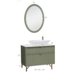 ΕΠΙΠΛΟ ΜΠΑΝΙΟΥ OLIVIA 90 κόντρα πλακέ