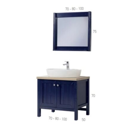 ΕΠΙΠΛΟ ΜΠΑΝΙΟΥ ΩΡΙΩΝ 70 μασίφ