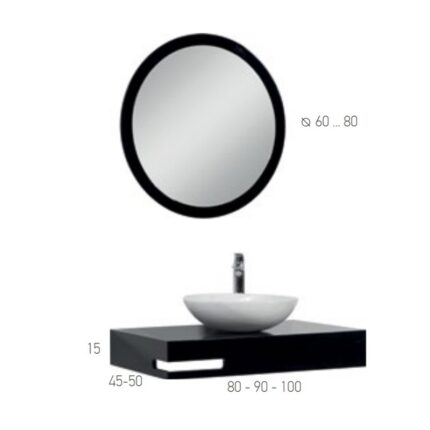 ΕΠΙΠΛΟ ΜΠΑΝΙΟΥ PRESTIGE 80 new