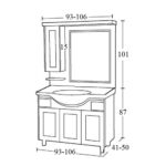 ΕΠΙΠΛΟ ΜΠΑΝΙΟΥ ROUSTIC 100-105 μασίφ