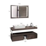 ΕΠΙΠΛΟ ΜΠΑΝΙΟΥ SEMIRAMIS 130 δρυς