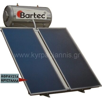 ΗΛΙΑΚΟΣ ΘΕΡΜΟΣΙΦΩΝΑΣ 300lt ΕΠΙΛΕΚΤΙΚΟΣ BARTEC Δ.Ε.ΚΕΡΑΜΟΣΚΕΠΗΣ 4m2