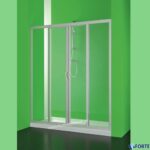 ΚΑΜΠΙΝΑ ΝΤΟΥΖΙΕΡΑΣ MAESTROCENTRO 200x185 FORTE Κρυστάλλινη (Λευκό πλαίσιο Διάφανο Κρύσταλλο)