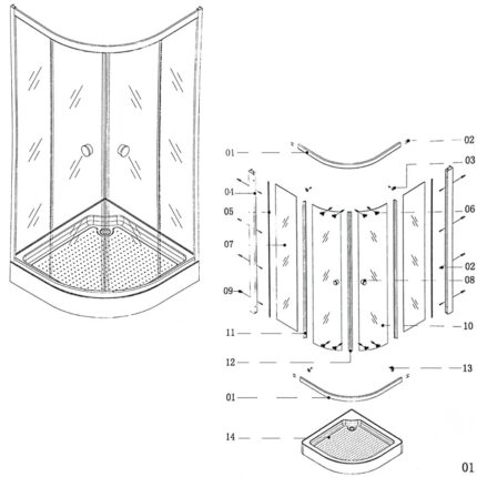 ΚΑΜΠΙΝΑ ΝΤΟΥΖΙΕΡΑΣ SUSANA 2 80x80x185