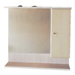 ΚΑΘΡΕΠΤΗΣ ΜΠΑΝΙΟΥ ΞΥΛΙΝΟΣ mdf ΓΙΑΣΕΝΙΤ 85x80 ΦΥΣΙΚΟ