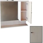 ΚΑΘΡΕΠΤΗΣ ΜΠΑΝΙΟΥ ΞΥΛΙΝΟΣ mdf ΓΙΑΣΕΝΙΤ 85x80 ΦΥΣΙΚΟ