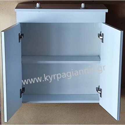 ΚΑΘΡΕΠΤΗΣ ΜΠΑΝΙΟΥ ΞΥΛΙΝΟΣ ΚΟΝΤΕΣΣΑ mdf ΓΙΑΣΕΝΙΤ 70x60 ΛΕΥΚΟΣ