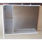 ΚΑΘΡΕΠΤΗΣ ΜΠΑΝΙΟΥ ΞΥΛΙΝΟΣ mdf ΓΙΑΣΕΝΙΤ 85x72 KOS λευκός