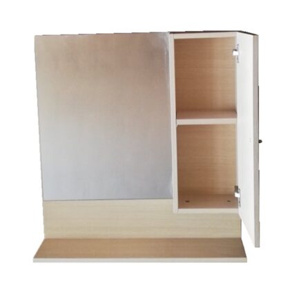 ΚΑΘΡΕΠΤΗΣ ΜΠΑΝΙΟΥ ΞΥΛΙΝΟΣ mdf ΓΙΑΣΕΝΙΤ 75x80 ΣΗΜΙΔΑ (χωρίς φωτισμό)