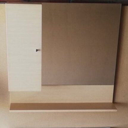 ΚΑΘΡΕΠΤΗΣ ΜΠΑΝΙΟΥ ΞΥΛΙΝΟΣ mdf ΓΙΑΣΕΝΙΤ 85x80 ΣΗΜΙΔΑ (χωρίς φωτισμό)