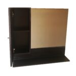 ΚΑΘΡΕΠΤΗΣ ΜΠΑΝΙΟΥ ΞΥΛΙΝΟΣ mdf ΓΙΑΣΕΝΙΤ 85x80 WENGE χωρίς φωτιστικά