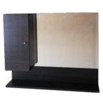 ΚΑΘΡΕΠΤΗΣ ΜΠΑΝΙΟΥ ΞΥΛΙΝΟΣ mdf ΓΙΑΣΕΝΙΤ 90x72 WENGE