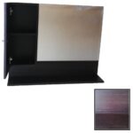 ΚΑΘΡΕΠΤΗΣ ΜΠΑΝΙΟΥ ΞΥΛΙΝΟΣ mdf ΓΙΑΣΕΝΙΤ 90x72 WENGE