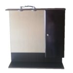 ΚΑΘΡΕΠΤΗΣ ΜΠΑΝΙΟΥ ΞΥΛΙΝΟΣ mdf ΓΙΑΣΕΝΙΤ 75x80 WENGE eco