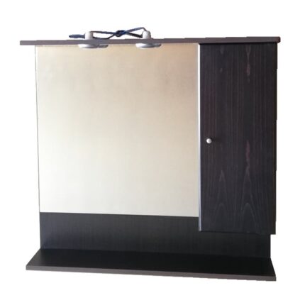 ΚΑΘΡΕΠΤΗΣ ΜΠΑΝΙΟΥ ΞΥΛΙΝΟΣ mdf ΓΙΑΣΕΝΙΤ 85x80 WENGE eco