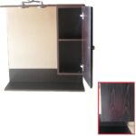 ΚΑΘΡΕΠΤΗΣ ΜΠΑΝΙΟΥ ΞΥΛΙΝΟΣ mdf ΓΙΑΣΕΝΙΤ 85x80 WENGE eco